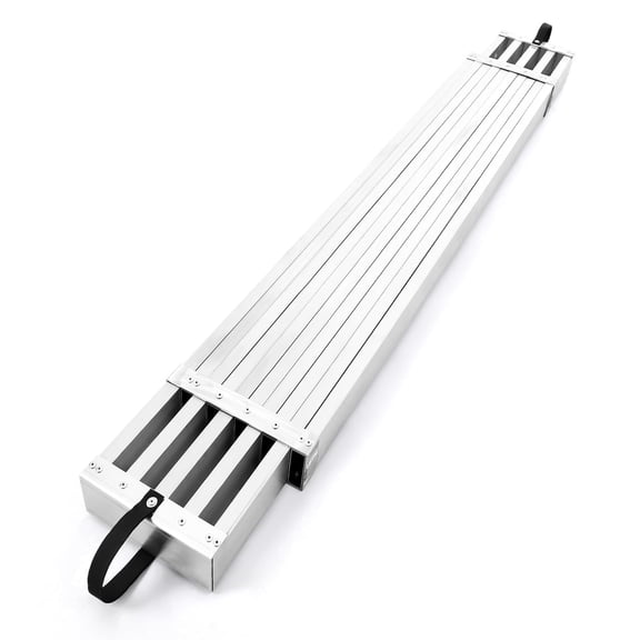 TROPOW Telescoping Plank, Aluminum Work Plank,Aluminum Extension Plank 440lbs Capacity, Aluminum Scaffolding Plank with Skid-Proof Platform Scaffold Ladder Accessory(8-13FT)