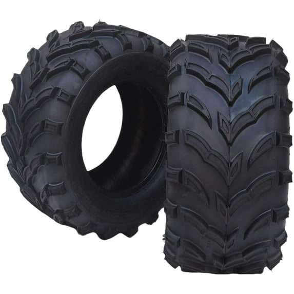 TROPOW Tires, 2-Pack ATV All-Terrain Tires – 24x8-12, 6-Ply Tubeless, Designed for Mud, Trails & Sand