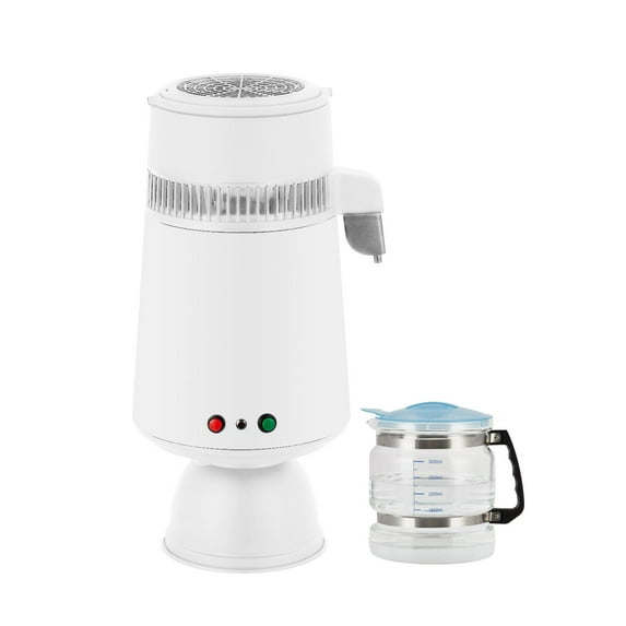 TROPOW Water Distiller,1.1 Gallon Stainless Steel Distilling Pure Water Machine for Home Countertop Table Desktop,4L Distilled Water Making Machine,4 Liter Water Purifier to Make Clean Water for Home