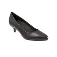 thumbnail image 1 of TROTTERS Womens Black Removable Footbed Arch Support Comfort Kiera Pointed Toe Kitten Heel Slip On Pumps 9.5 WW, 1 of 3