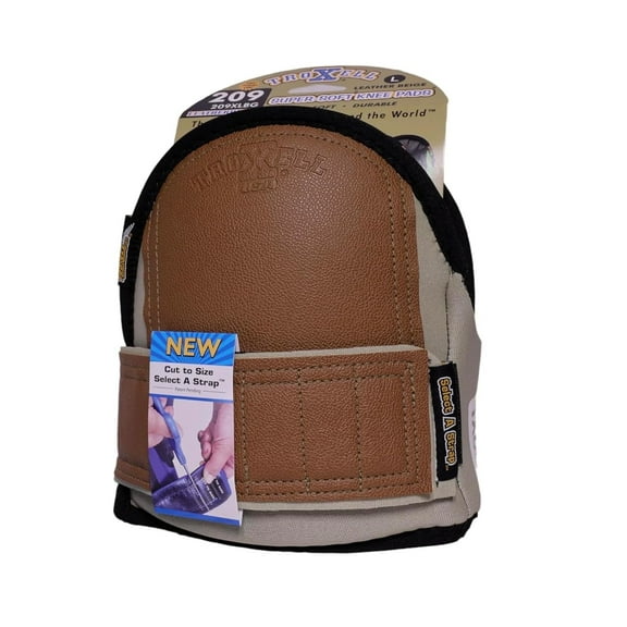 TROXELL USA SuperSoft Leatherhead Kneepads - (Large Size / Bagged in Pairs)