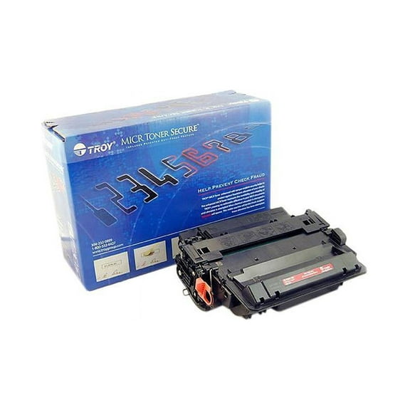 Troy MICR Laser Toner Cartridge CE255A - Black - 1 Each - 6000 Pages