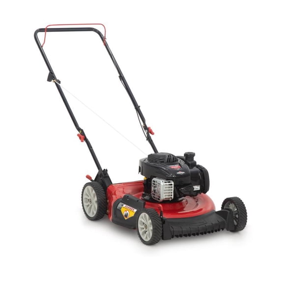 TROY BILT 21 140cc Gas Powered Push Walk-Behind Mower, TriAction Cutting System