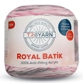 thumbnail image 1 of TROYARN Troyarn Royal Batik (1- Skeins Pack) Ombre Yarn with Rainbow Colors,Soft Yarn for Crocheting and Knitting%100 Anti-Pilling Acrylic 1x140 gr (1x383 yds) (10601), 1 of 7