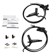 TRP DH-R EVO HD-M846 Hydraulic Disc Brake Set 4-Piston Caliper F+R , Black #STB2706