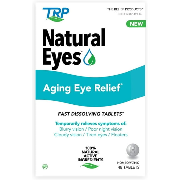 TRP Natural Eyes, Aging Eye Relief Tablets 48 Count, 1 Ea, 2 Pack