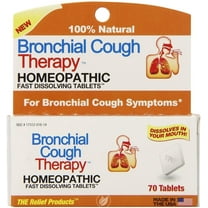 TRP Natural Relief Bronchial Cough Therapy Fast Dissolving Tablets, 70 count