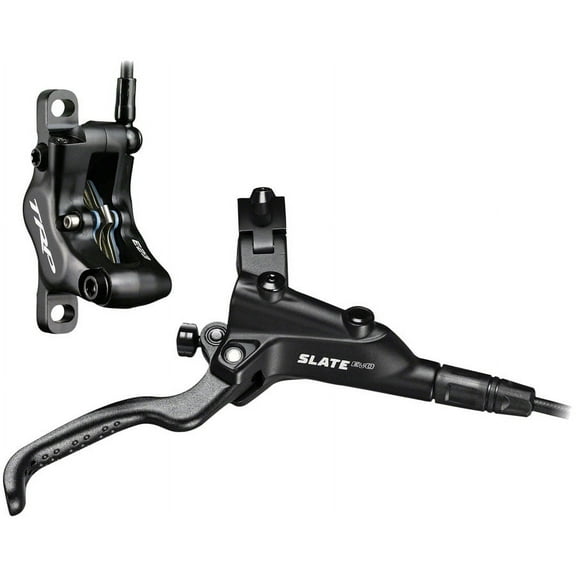 TRP Slate EVO Disc Brake and Lever - Rear, Hydraulic, Post Mount, Black