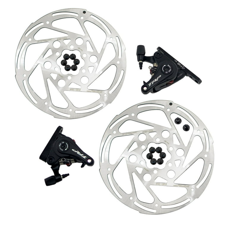 ブレーキ TRP Spyre-C Flat Mount Mechancial Disc Brake Set 160mm Rotors (Front+Rear), MH1821-N TRP Spyre-C Flat Mount Mechancial Disc Brake Set 160mm Rotors
