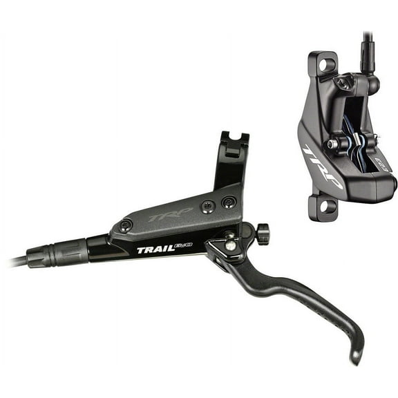 TRP Trail EVO Disc Brake and Lever - Rear, Hydraulic, Post Mount, Black