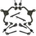 thumbnail image 1 of TRQ 10 Piece Steering Suspension Kit Control Arms Ball Joints Tie Rods End Links PSA70019, 1 of 10