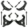 thumbnail image 1 of TRQ 10 Piece Steering Suspension Kit Control Arms w/ Ball Joints Tie Rods Links PSA65099 Fits select: 2007 DODGE RAM 1500, 2006 DODGE RAM 1500 ST/SLT, 1 of 7