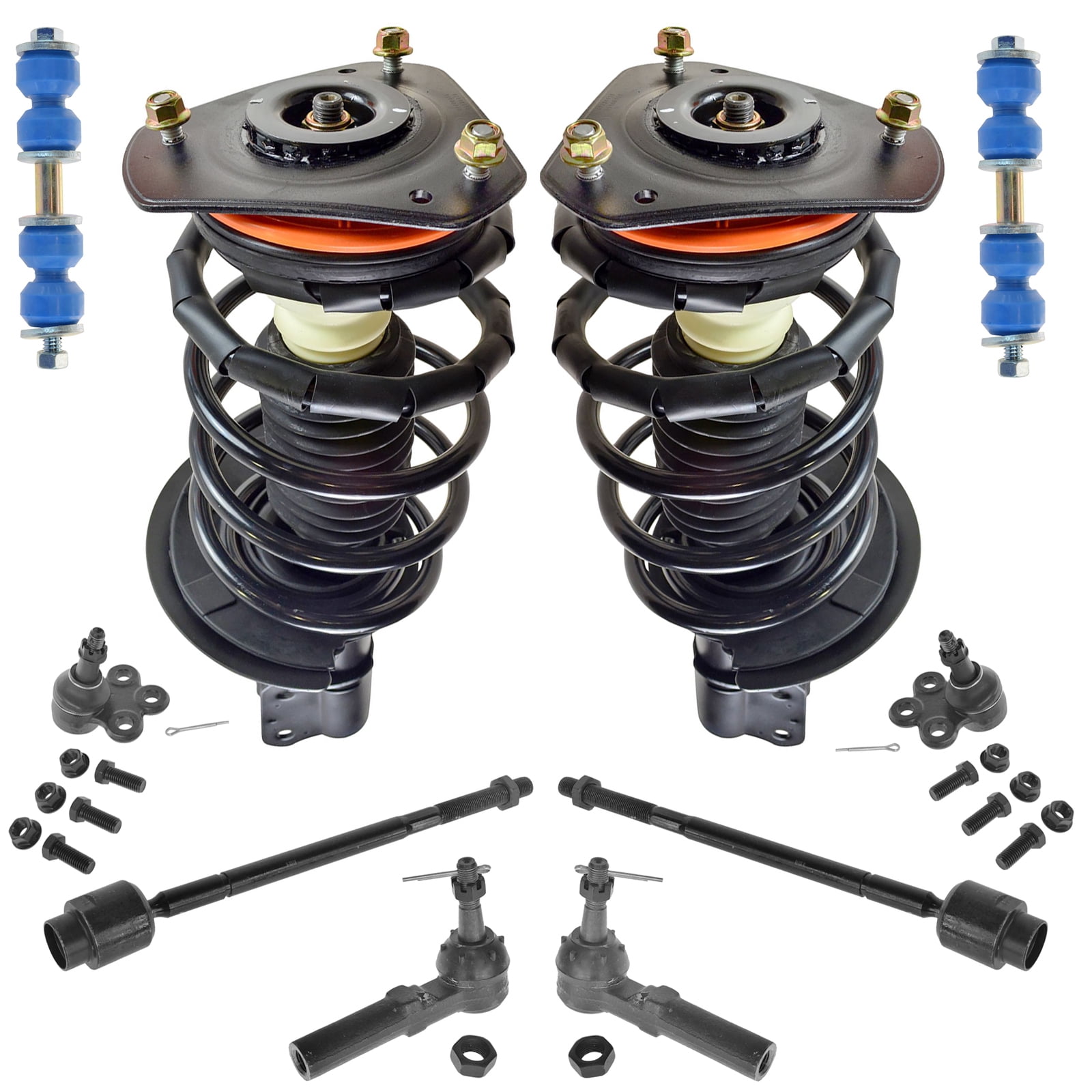 10-Piece Front Steering & Suspension Kit For Chevy Camaro Pontiac Firebird 93-02 - Ball Joints, Tie Rod Ends, Bellows