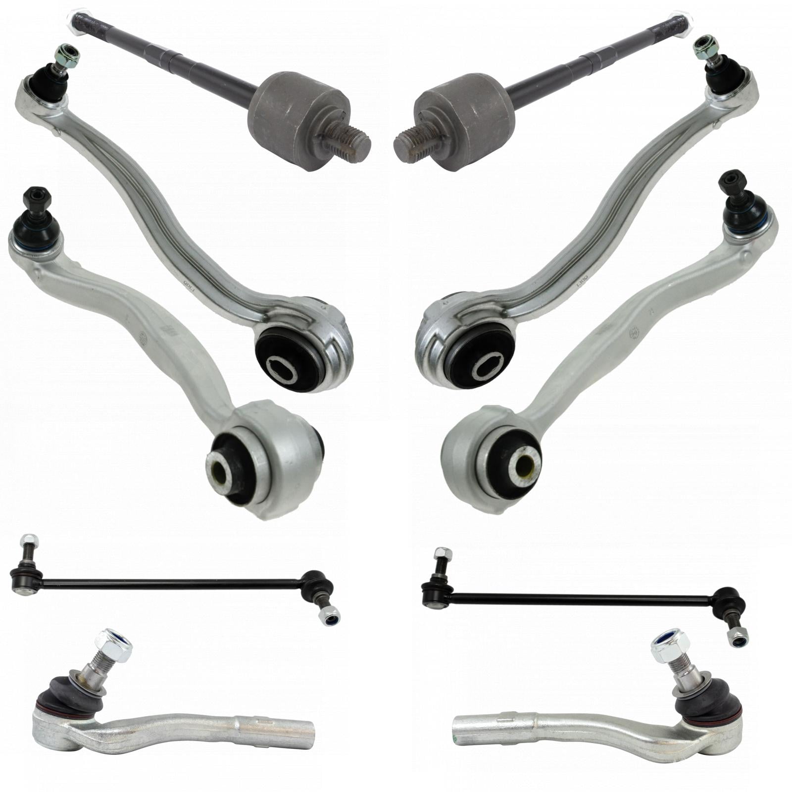 Sway Bar Link Kit SCITOO 10-Piece Suspension Kit For 2003-2008 Hyundai Tiburon – Includes Ball Joints, Tie Rods & Sway Bar Links Fits 2003-2008 Tiburon