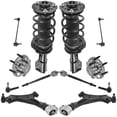 thumbnail image 1 of TRQ 12 Piece Steering Suspension Kit Complete Struts Control Arms Tie Rods 2.4L PSA70035, 1 of 4