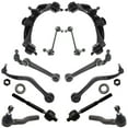 thumbnail image 2 of AM Autoparts 12pc Steering & Suspension Kit – Control Arms, Tie Rods, Sway Bar Links For Mitsubishi Chrysler 2 of 3