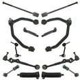thumbnail image 1 of TRQ 14 Piece Steering Suspension Kit LH RH Set for 93-97 Thunderbird Cougar PSA59022, 1 of 9