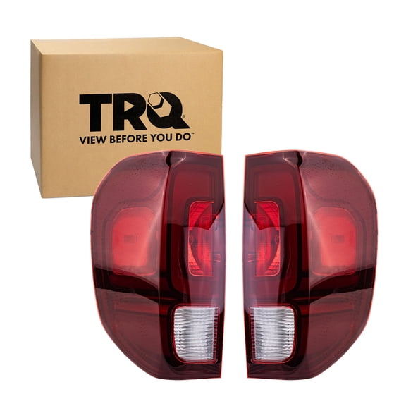TRQ 2 Piece Driver & Passenger Side Tail Light Assembly Set Fits 2017-2024 Honda Ridgeline HO2800195 HO2801195
