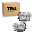 thumbnail image 1 of TRQ 2 Piece Headlight Assembly Set Driver & Passenger Side Fits Toyota Tundra 2014-2017 Without Automatic Leveling Headlights Without LED TO2502218 TO2503218 811100C080 811500C080, 1 of 5