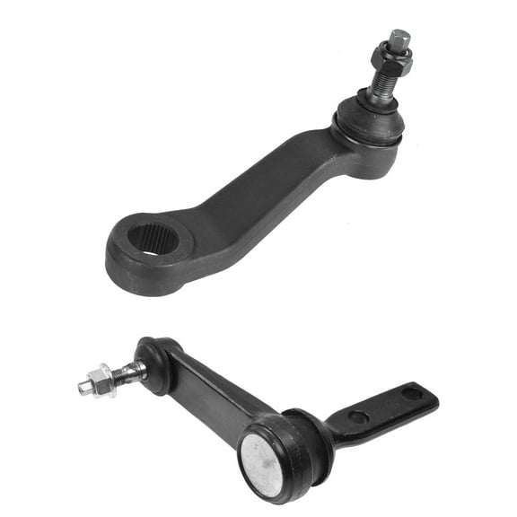 TRQ 2 pc Steering Kit Pitman Arm Idler Arm for Dodge Ram 1500 2500 3500 2WD New PSA58631