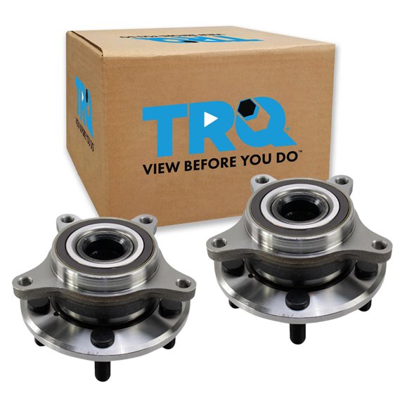 TRQ Front Left and Right Wheel Bearing and Hub Assembly Set 2 Piece Fits 2017-2021 Honda Civic Type R 2021 Civic Type R Limited Edition