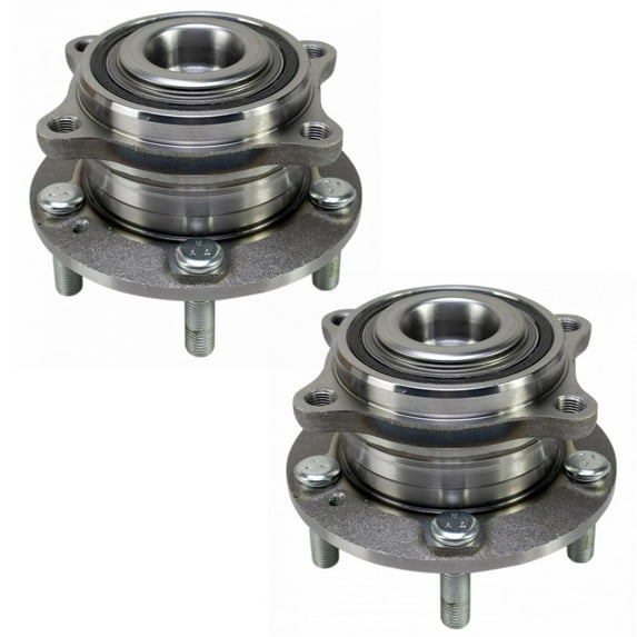 TRQ 2pc Front Wheel Bearing & Hub Assembly Set LH & RH Sides for Hyundai Kia BHA34262 Fits select: 2016-2019 HYUNDAI SONATA, 2016-2020 HYUNDAI TUCSON