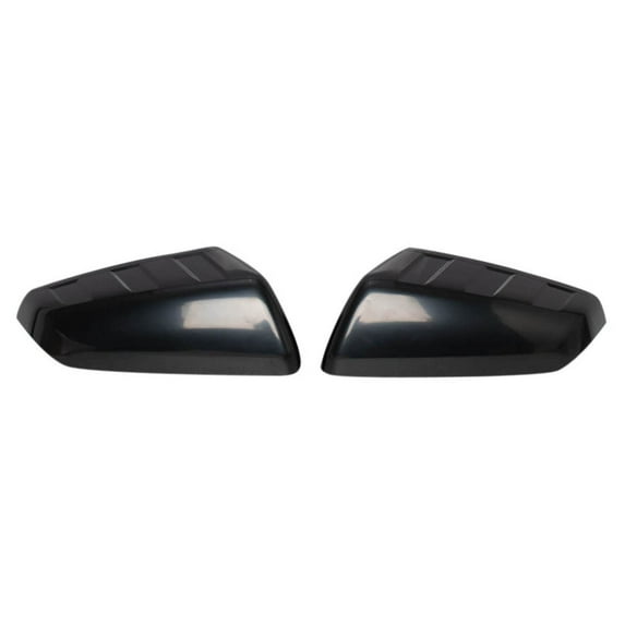 TRQ 2pc Mirror Cap Set Black Triple Stripe Style for Chevy Equinox GMC Terrain MCA04539 Fits select: 2018-2021 CHEVROLET EQUINOX