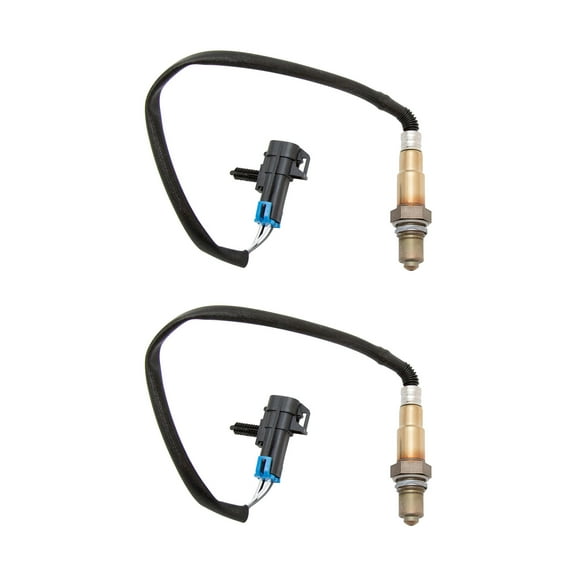 TRQ 2pc Oxygen O2 Sensor Upstream Downstream Set for Chevy GMC Buick OSA60238 Fits select: 2008-2013 CHEVROLET SILVERADO, 2006 CADILLAC COMMERCIAL CHASSIS