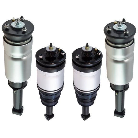TRQ 4 Piece Air Strut Shock Assembly Front & Rear Set for Land Rover New PAA50042