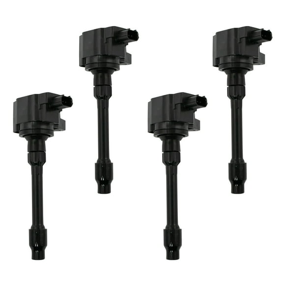 TRQ 4 Piece Engine Ignition Coil Set Direct Fit for Honda Accord Civic CR-V ICA65249