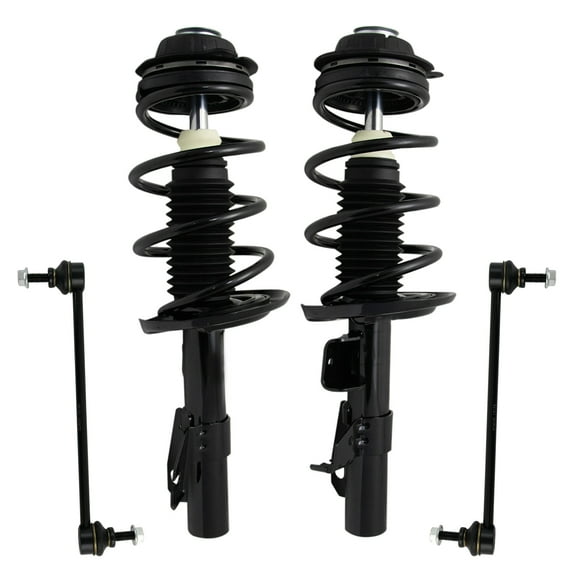 TRQ 4 Piece Front Strut Spring Assembly & Sway Bar Link Set for Dodge Dart GT SCA67136 Fits select: 2013 DODGE DART LIMITED/R/T, 2016 DODGE DART GT SPORT