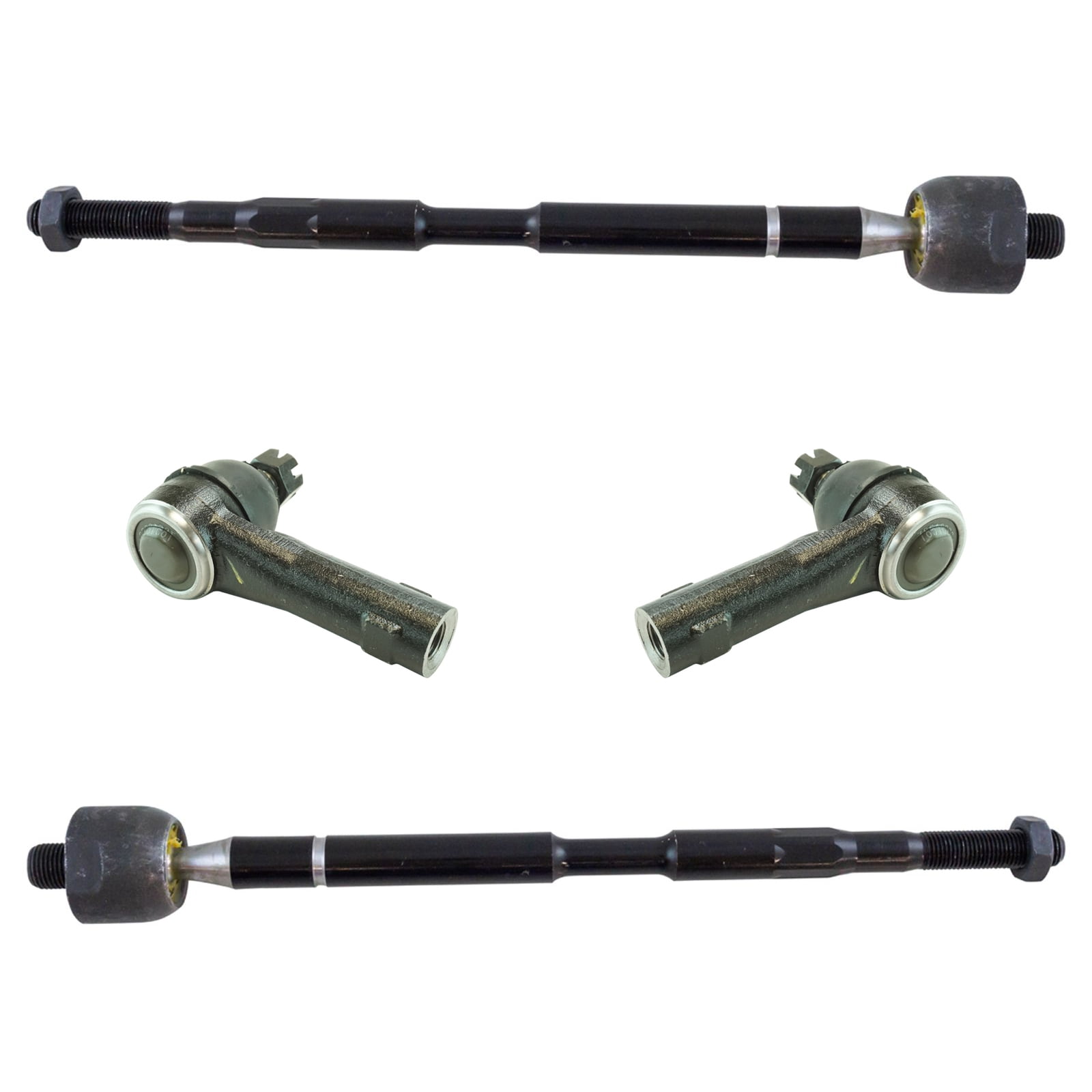 TRQ 4 Piece Inner & Outer Tie Rod End Kit LH & RH Sides for Honda Odyssey New PSA66976