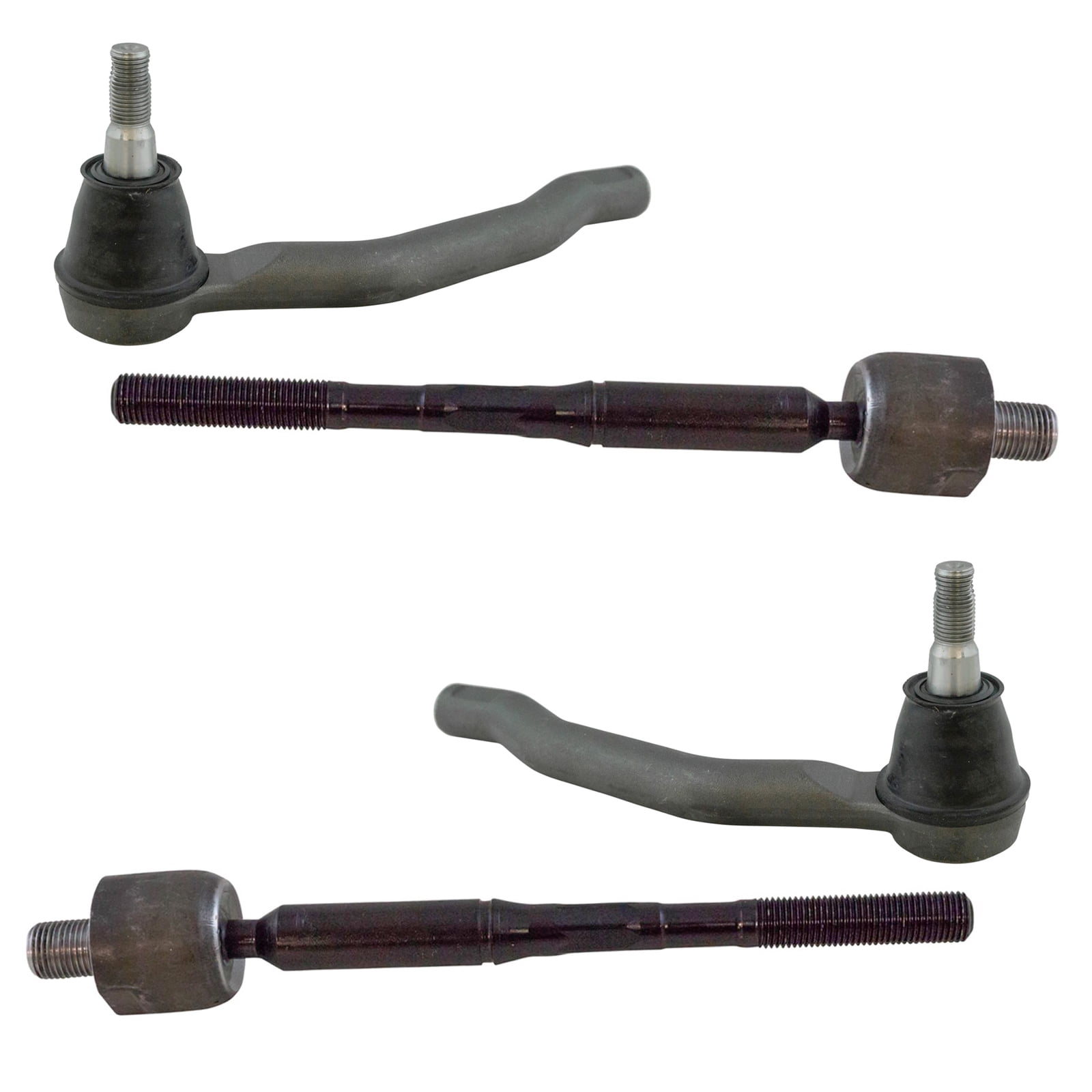 TRQ 4 Piece Inner & Outer Tie Rod Ends LH & RH Sides for Nissan Altima Maxima PSA66691