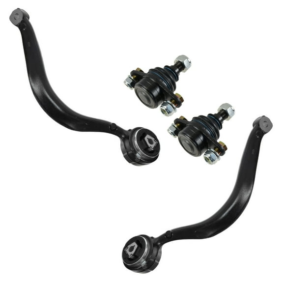 TRQ 4 Piece Kit Front Lower Control Arm & Ball Joint LH RH for 00-06 BMW X5 New PSA62881