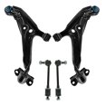 thumbnail image 1 of TRQ 4 Piece Suspension Kit Front Control Arms w/ Ball Joints Sway Bar End Links PSA66244 Fits select: 1999-2002 INFINITI G20, 1 of 4