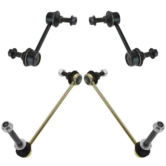 TRQ 4 Piece Suspension Kit Front & Rear Sway Bar End Links for Porsche 911 PSA66850