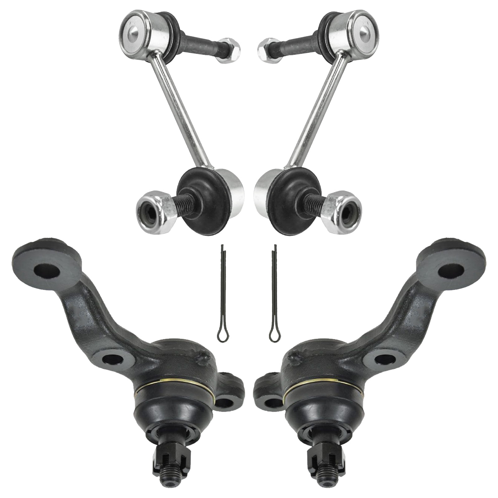 TRQ 4 Piece Suspension Kit Lower Ball Joints & Sway Bar Links for Lexus ...