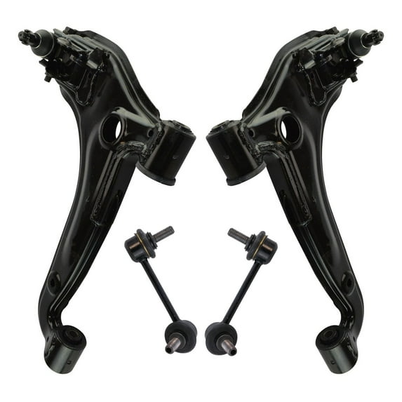 TRQ 4 Piece Suspension Kit Lower Control Arms with Ball Joints & Sway Bar Links PSA66351 Fits select: 1999-2005 MAZDA MX-5 MIATA