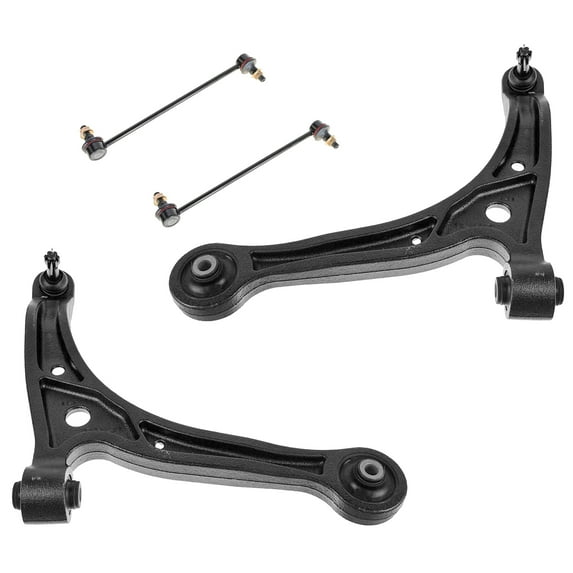 TRQ 4 pc Kit Lower Control Arm Ball Joint Sway Bar End Link LH RH for Odyssey PSA56460