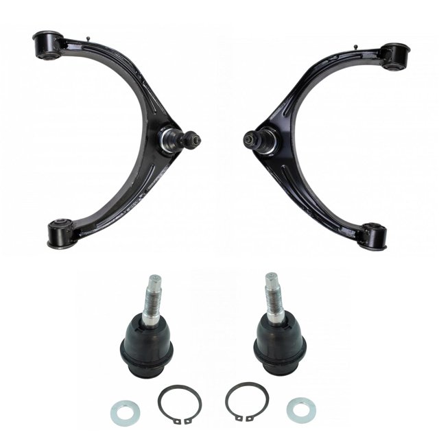 AM Autoparts Front Lower Control Arm & Upper Ball Joint Set Of 4 For Chevy S10 GMC S15 2WD (1982-2005)