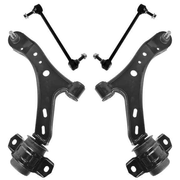 TRQ 4 pc Steering Suspension Kit Control Arms w/ Ball Joints Sway Bar End Links PSA63425 Fits select: 2005-2006,2007-2010 FORD MUSTANG