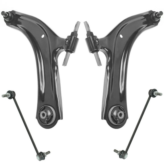 TRQ 4 pc Suspension Kit Front Lower Control Arms Sway Bar End Links for Rogue PSA63584 Fits select: 2008-2013 NISSAN ROGUE, 2014-2015 NISSAN ROGUE SELECT