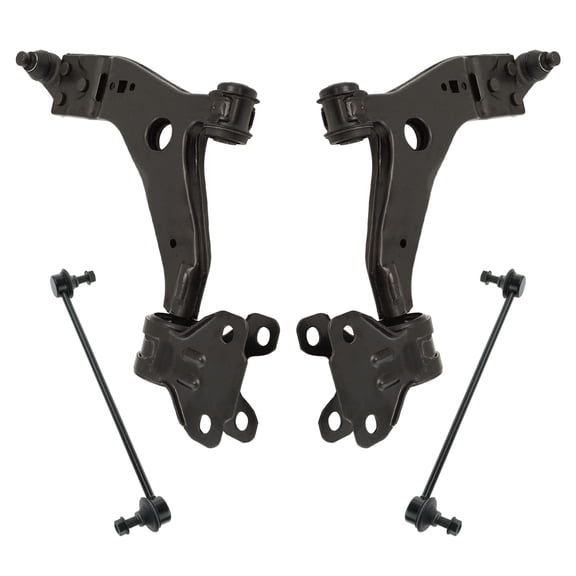 TRQ 4 pc Suspension Kit Lower Control Arms & Ball Joints Sway Bar End Links New PSA63642