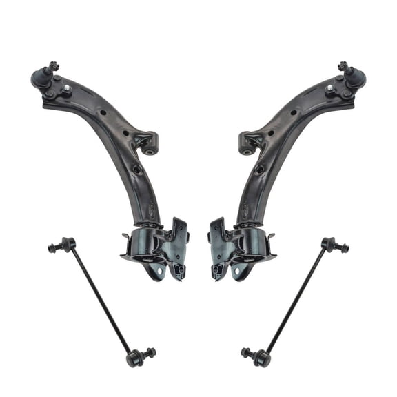 TRQ 4 pc Suspension Kit Lower Control Arms W/ Ball Joint Assembly Sway Bar Links PSA63590 Fits select: 2007-2011 HONDA CR-V