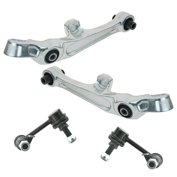 TRQ 4 pc Suspension Kit Lower Forward Control Arms w/ Sway Bar Links PSA63698