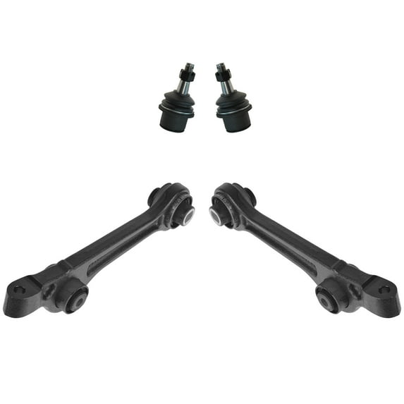 TRQ 4 pc Suspension Kit Lower Rearward Control Arms w/ Ball Joints for Dodge New PSA63651