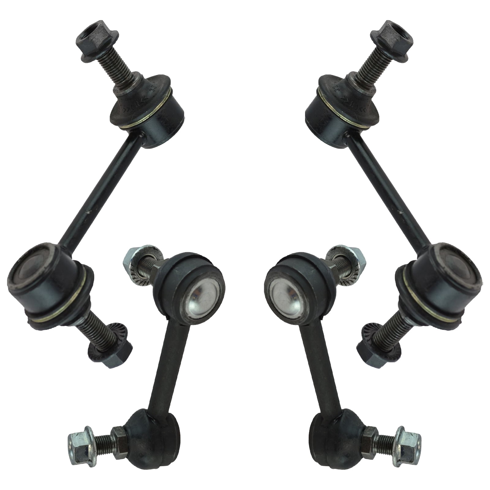 4-Piece Front & Rear Sway Bar End Link Kit – Fits Ford Focus & C-Max – AM Autoparts, 10-Year Warranty
