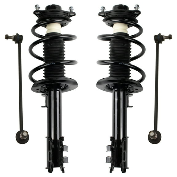 TRQ 4pc Front Strut Spring Assembly & Sway Bar End Link Kit for Hyundai Kia SCA32096 Fits select: 2011-2012 HYUNDAI SONATA SE/LIMITED, 2012 KIA OPTIMA EX