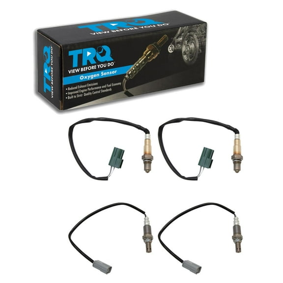 TRQ 4pc O2 02 Oxygen Sensor Set Upstream & Downstream Kit Direct Fit for Nissan OSA60299 Fits select: 2007-2012 NISSAN TITAN, 2007-2012 NISSAN ARMADA