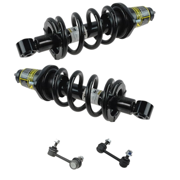 TRQ 4pc Suspension Kit Complete Strut & Spring Assemblies w/ Sway Bar End Links PSA85417 Fits select: 2003-2006 HONDA ELEMENT, 2007-2011 HONDA ELEMENT EX